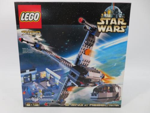 NEW - 2000 LEGO Star Wars B-Wing at Rebel Control Center (7180) 338 pcs - SEALED