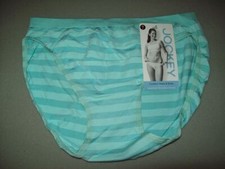 NWT JOCKEY COMFIES SEAMFREE MATTE SHINE BIKINI PANTIES 1305 442 aqua size 5