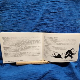 NES Nintendo Monopoly manual only no game with card chart. Complete