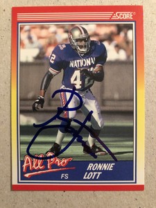 ronnie lott autograph