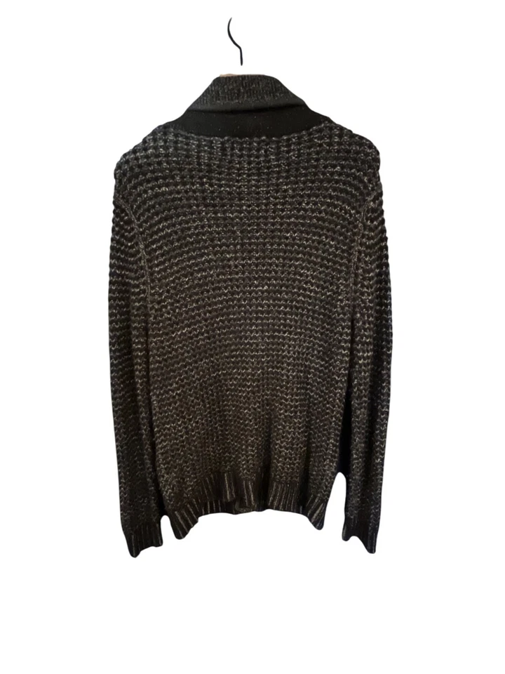 Rag & Bone Mens Wool & Cotton Blend Shawl Collar Cardigan Sweater - Image 2 of 4