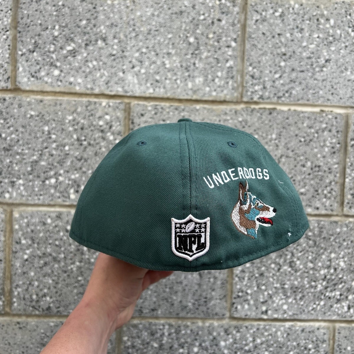 Philadelphia Eagles New Era 59Fifty Sz 7 3/8 Custom Underdog