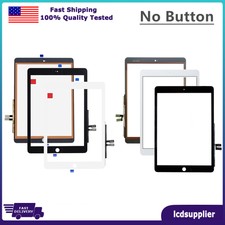For iPad 7 A2197 A2198 A2200 / iPad 6 A1893 A1954 Touch Screen Glass - No Button