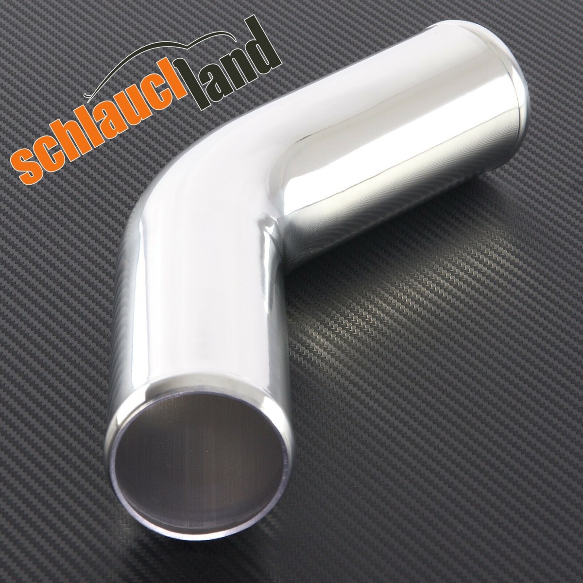 90° Alu-Bogen AD 34mm blau*** Alubogen Alurohr Aluminium Ladeluftschlauch Turbo