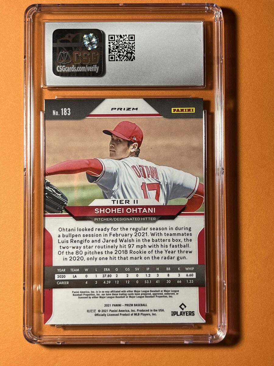 SHOHEI OHTANI 2021 PANINI PRIZM WHITE WAVE 183 CSG 9 MINT | eBay SHOHEI OHTANI 2021 PANINI PRIZM WHITE WAVE 183 CSG 9 MINT | eBay