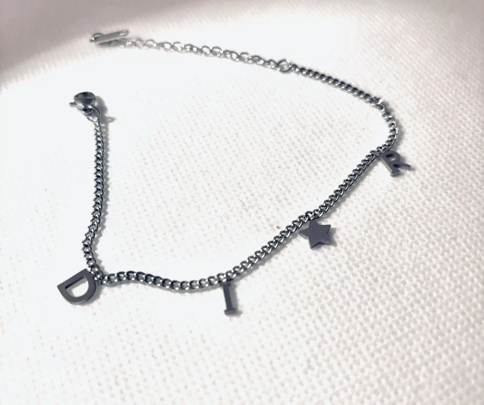 Bracelet femme Christian Dior argent Dior étoile 
