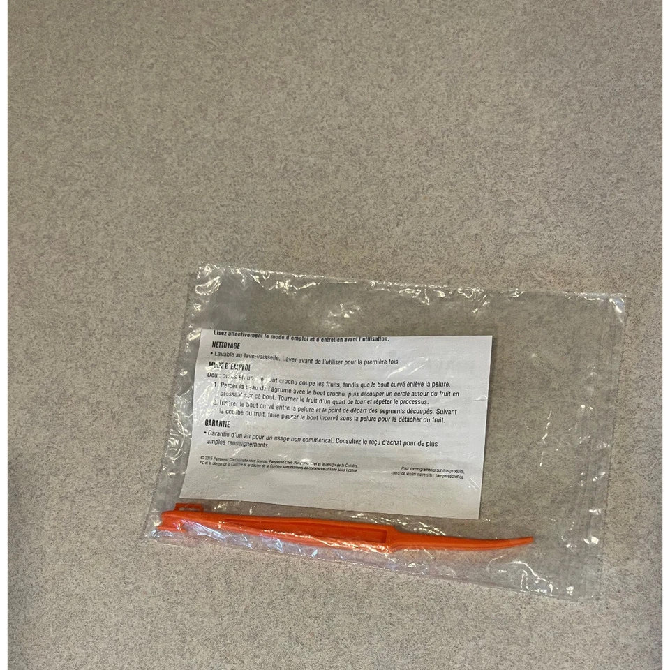 Pelador de cítricos Pampered Chef 1260 nuevo en su embalaje original Foto 2 de 2