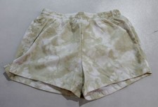 Old Navy Girl's Go-Dry Dolphin-Hem Run Shorts LV5 White Wash Size 2XL 18 NWT