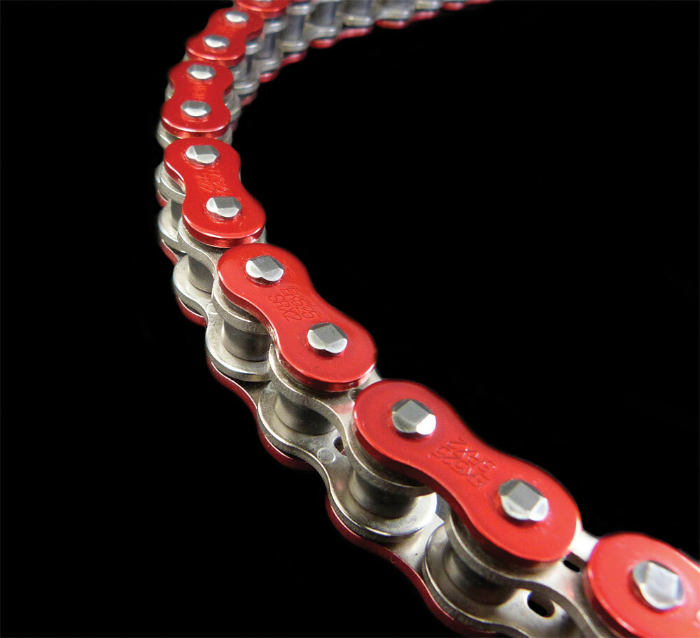 EK ZVX3 Sportbike Chain ZX-Ring 520-120L Red 520ZVX3-120AR | eBay