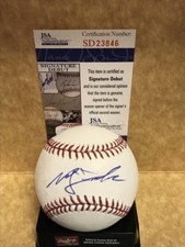 NICKY DELMONICO  WHITE SOX   SIGNATURE DEBUT  SIGNED M.L. BASEBALL JSA  SD23846