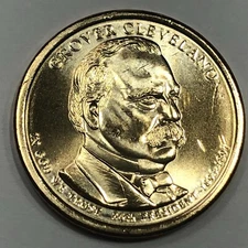 2012-D Grover Cleveland (Second Term) - $1 Presidential Golden Dollar Coin