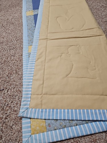 NEW Popeye Quilt Homemade Blanket Handmade 32" X 46" Olive Oyl Swee'Pea Wimpy - Picture 8 of 17