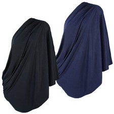 2pk LK Baby Infinity Nursing Scarf Breastfeeding Cover Ultra Soft Black/Navy 