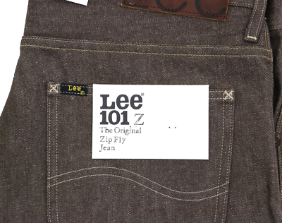 Lee 101 Z Men's Jeans Japanese Selvedge Denim Made in Italy