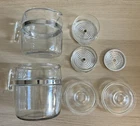 Vintage Pyrex Flameware Glass Percolator 9 6 Cup Coffee Pots 7759 7756