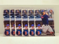 6x LOT 2016 Bowman Draft 1st Bobby Dalbec Base Paper BD-99 Red Sox ROOKIE L1