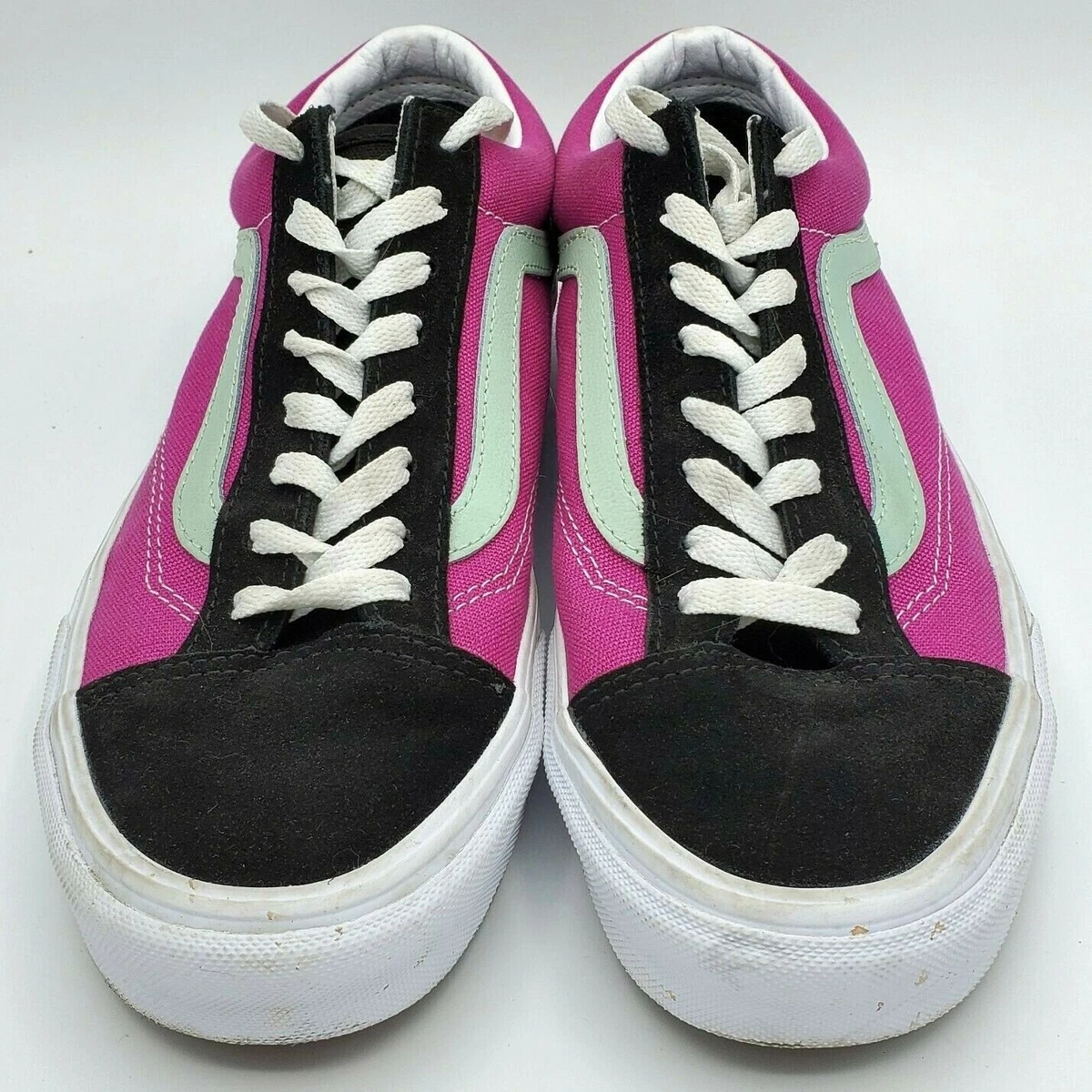 Vans Unisex Adult Old Skool Skate Shoes Purple Black Mint Green