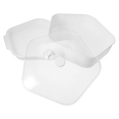  Wiederaufladbar Deckel Mikrowellen-Dampfgarer Dim Sum Dampfbox