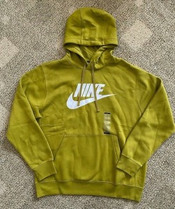 nike club green hoodie