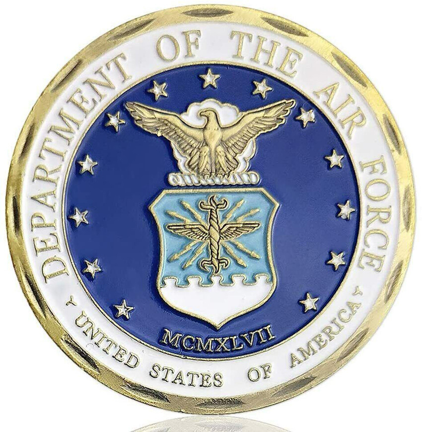 100 Pcs U.S.AF Core Values Air Force Military Collection Challenge Coin Keepsake