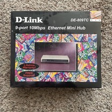 D-Link DE-809TC 9 Port 10Mbps Ethernet Mini Hub
