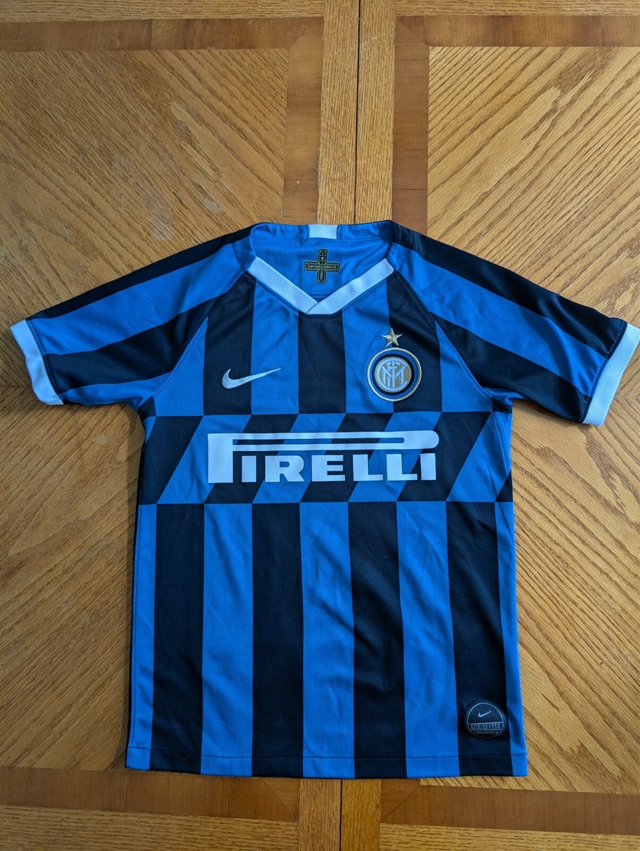 Inter Milan 2019/2020 Lukaku Home Soccer Jersey Kid Size M