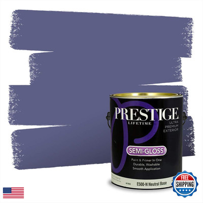 Prestige Paints Exterior Paint And Premiumr In One 1-Gallon Semi-Gloss Comparabl