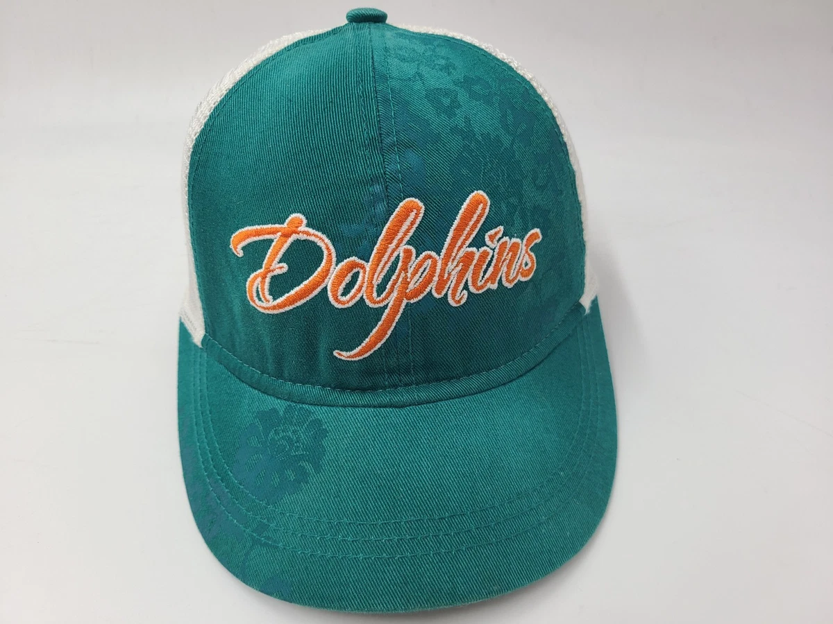 NWT \'47 Brand Miami Dolphins Women\'s Silver Satin Snapback Rope Hat Blue UV 47 Miami Dolphins Gridiron  main image 4