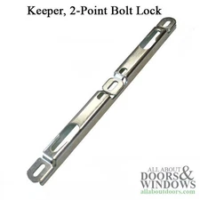2-Point Bolt Lock Keeper Strike Plate 3/4"x1/2" 9-3/4" Long Steel