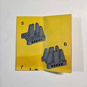 LEGO Instruction Manual 6030 Catapult Legoland Castle Black Falcons Vintage