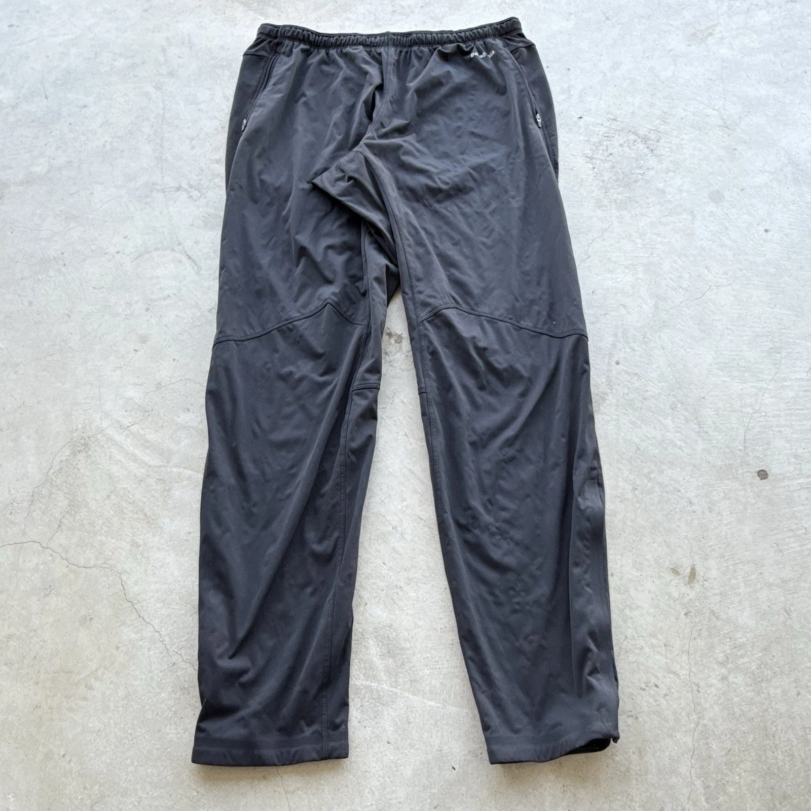 Patagonia Wind Shield Pants Mens XL Black Softshell Running Reflective