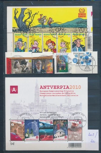 XE62346 Belgium 2008 -2010 FDC/souvenir cancels fine lot used