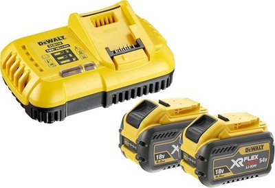 Dewalt DCB118X2-QW 8A Ladegerät-Kit und 2x 9Ah XR Flexvolt Akkus