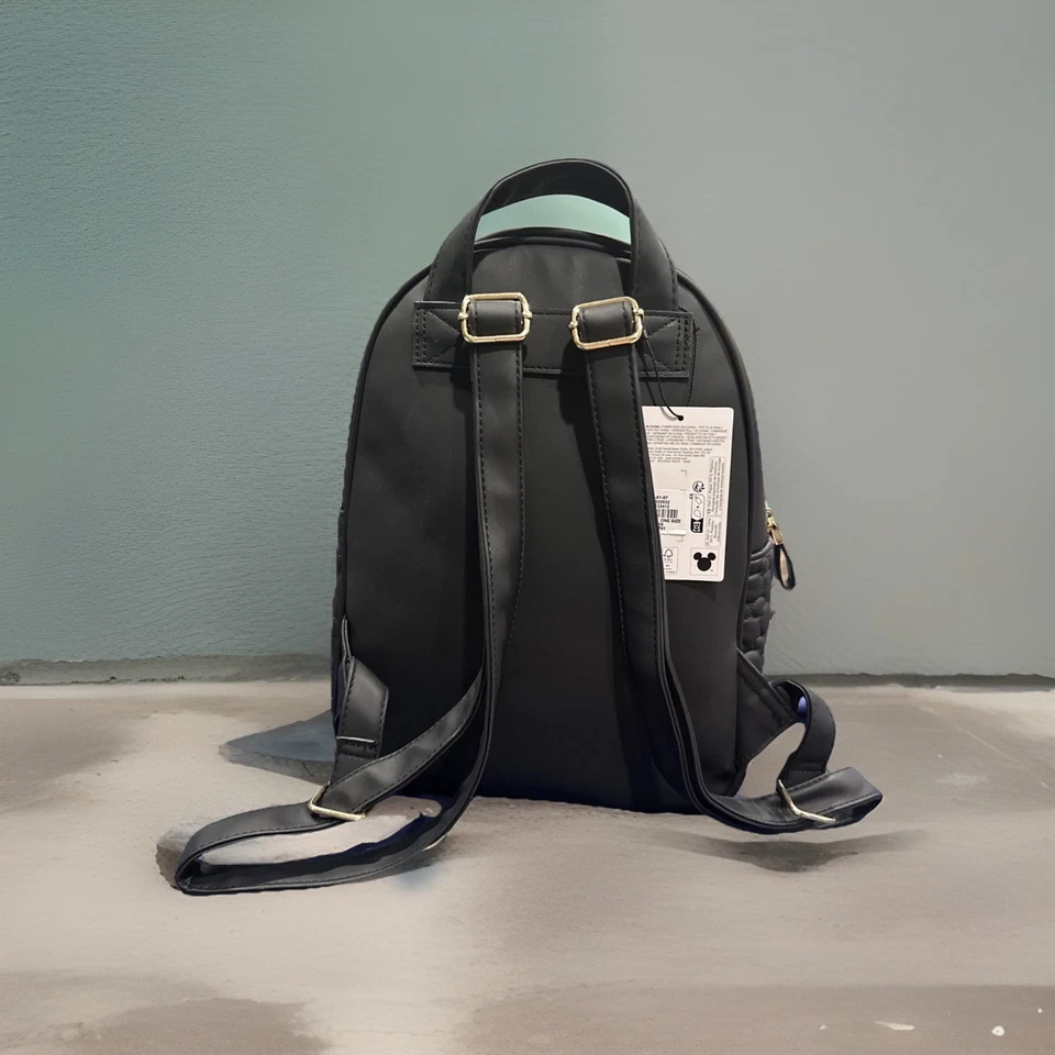 Mochila Primark Disney Mickey Mouse guiñando un ojo imitación cuero orejas 3D en relieve-NUEVA CON ETIQUETAS Foto 2 de 4