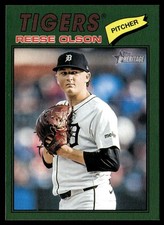 2026 Topps Heritage Green Reese Olson Detroit Tigers #71