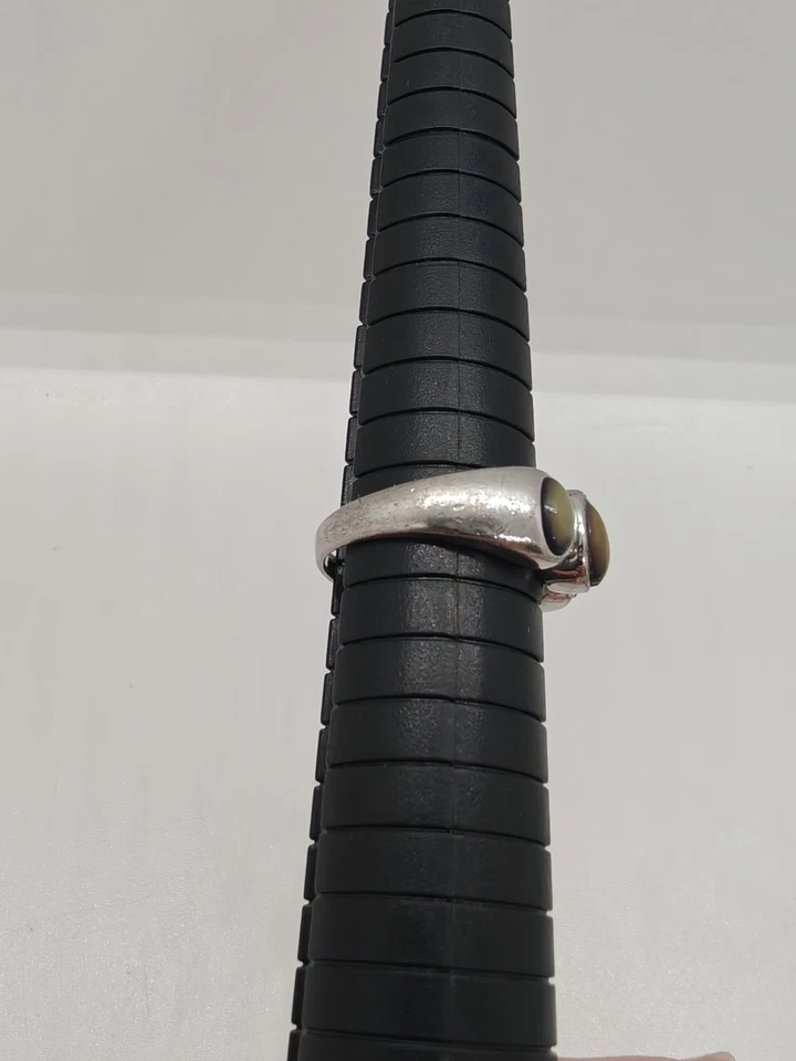 ANILLO DE PLATA DE LEY 925 MOPA MADREPERLA ROSS SIMONS talla 7 Foto 3 de 4