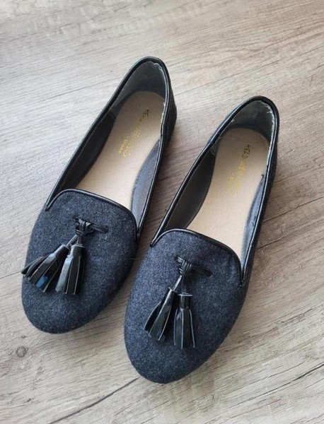 Women Dune Loafers Grey 37