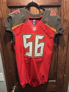 2014 Nike Tampa Bay Buccaneers Game issued Jersey Jacquise Smith 56 (game worn?)