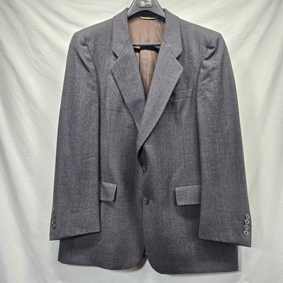 Vintage Mens Christian Dior Charcoal Pinstripe Suit EST 42L 100