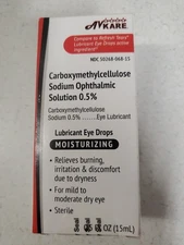 Cataract Moisturizing Lubricating Eye Drop Carboxymethylcellulose Sodium 5% 15ml