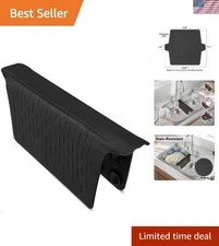 Kitchen Sink Mat Silicone No Odor Stain Resistant Protects Scratch-free