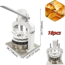 18PCS Bakery Table Top Manual Dough Quantitative Dividing Machine 2.12oz-11.29oz