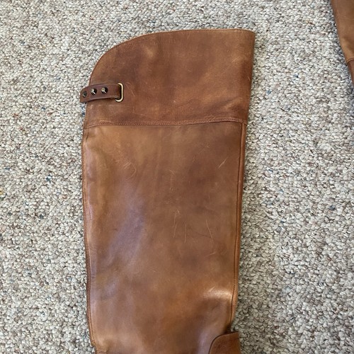 Vince Camuto Beatrix Brown Leather Boots Women's Size US 8 EU 38 - Picture 3 of 15