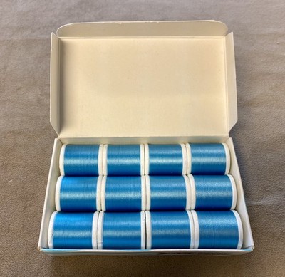 Vintage NOS Rod Winding Thread Size 00 Light Blue