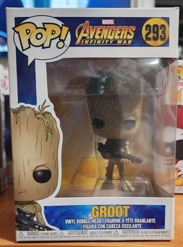 Funko Pop! Vinyl: Marvel - Groot (w/ Blaster) #293
