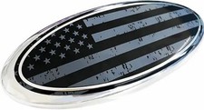 Replacement Emblem, 9 inch Front Grille Tailgate Embl Size: 9 InchColor: Black