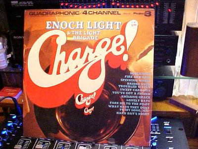 ENOCH LIGHT LP Project 3 70's PERCUSSION  Charge  SEALED NOS First Press QUAD 4