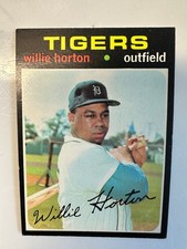 DETROIT TIGERS WILLIE HORTON 1971 MLB CARD