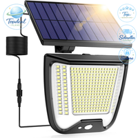 Solarlampe AußEn Bewegungsmelder LED Solarleuchte Strahler Garten Terrasse