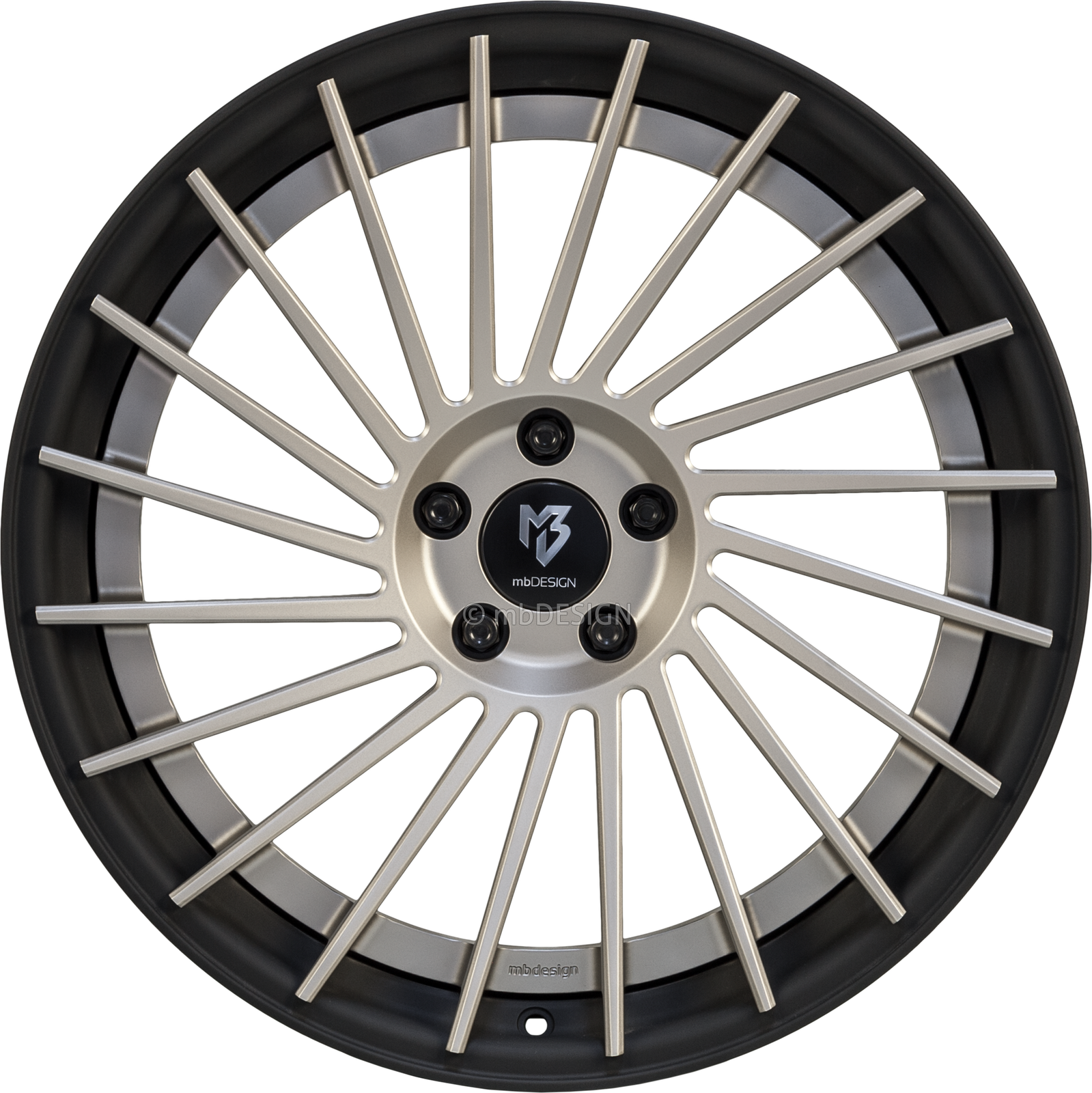 2X Mbdesign Aluminiumrad Geschmiedet Zweiteilig VR3.2 Dc 10,5X21 Zoll (Stark-image